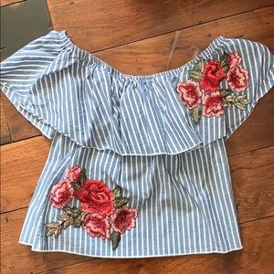 Off the shoulder blouse